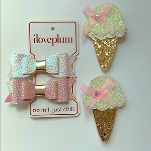Brand new 4 x hairclips with tags